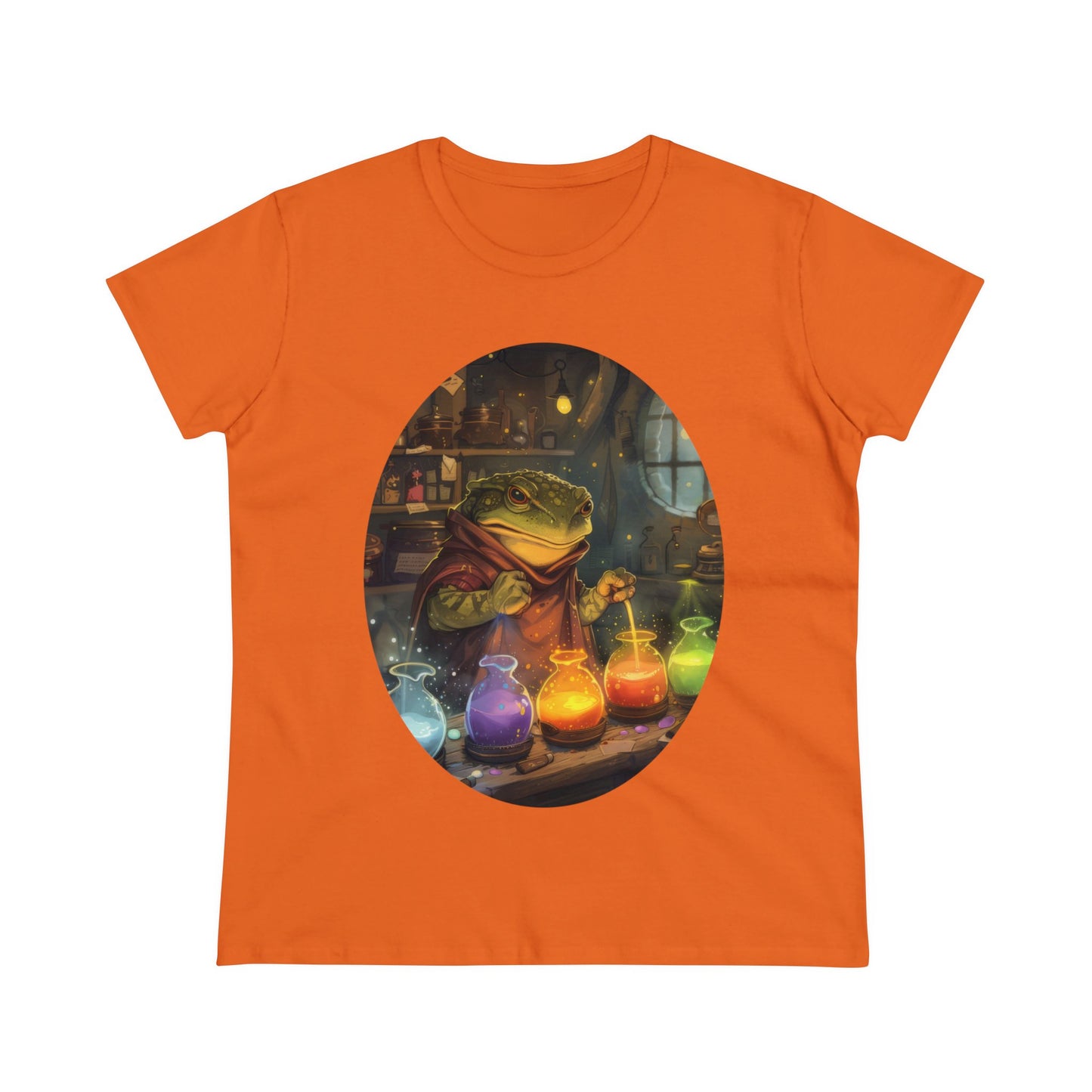 The Alchemist Toad - Fantasy - Women's Midweight Cotton Tee