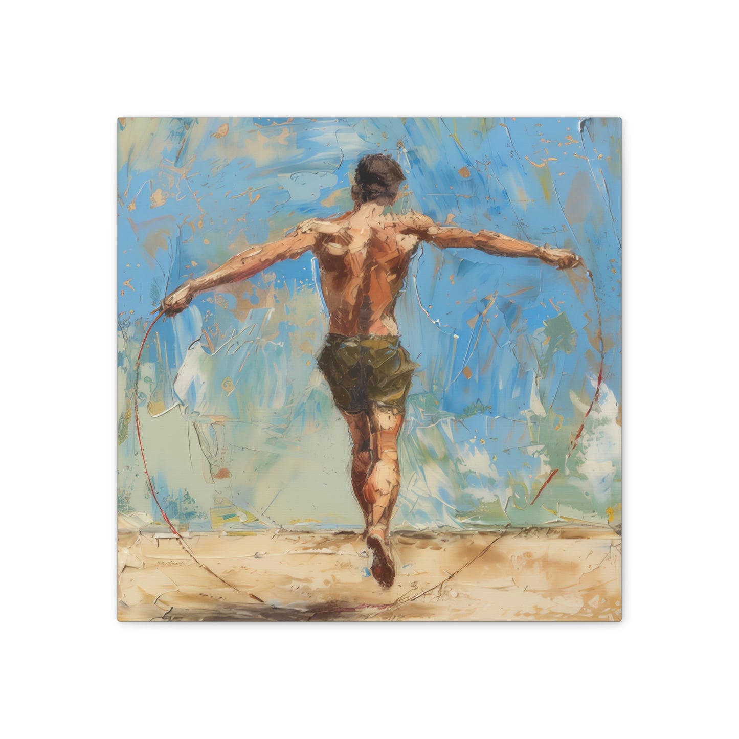 Skip Rope - Canvas Stretched, 0.75"