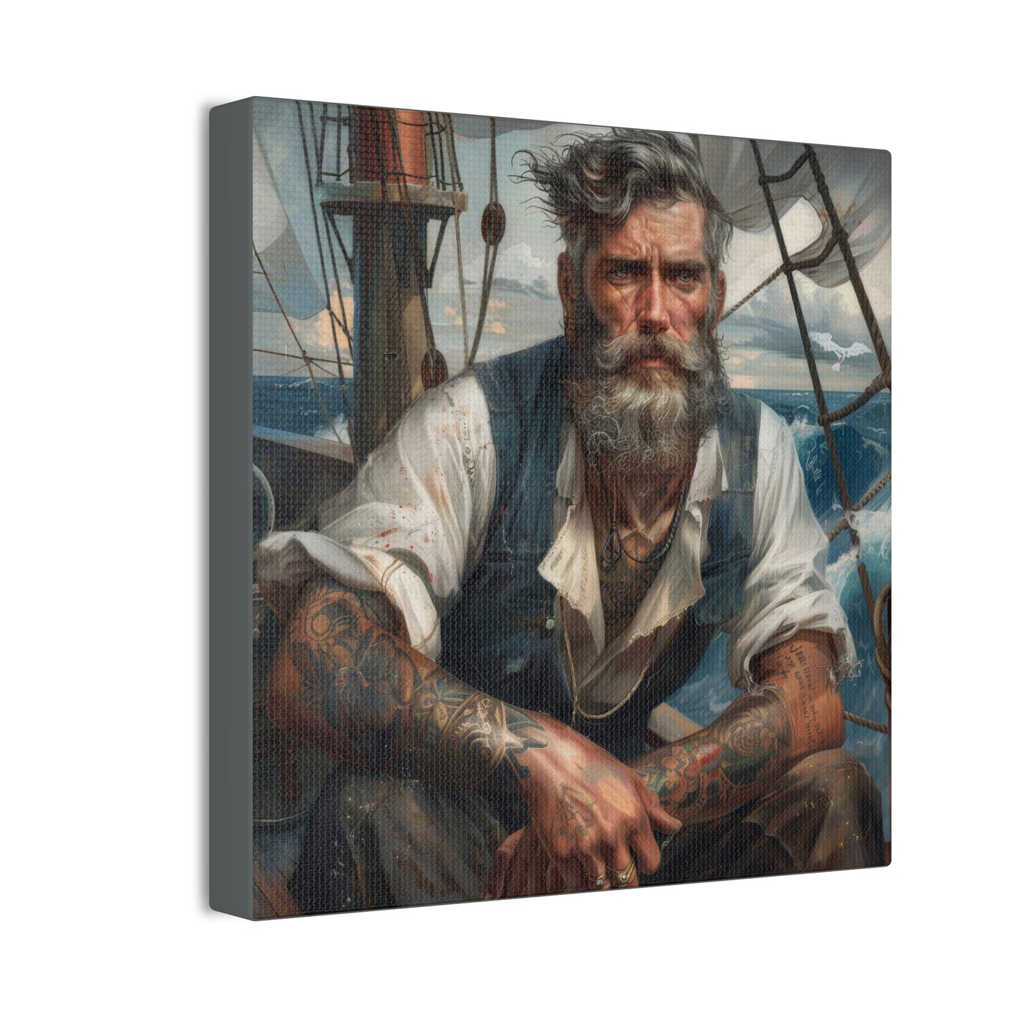 The Sailor - Canvas Stretched, 0.75"