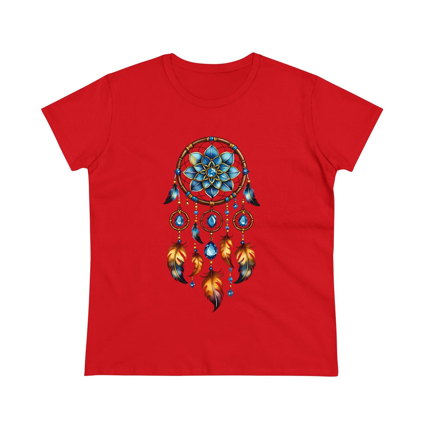 Topaz Dream Catcher - Scorpio - Astrology - Women's Midweight Cotton Tee