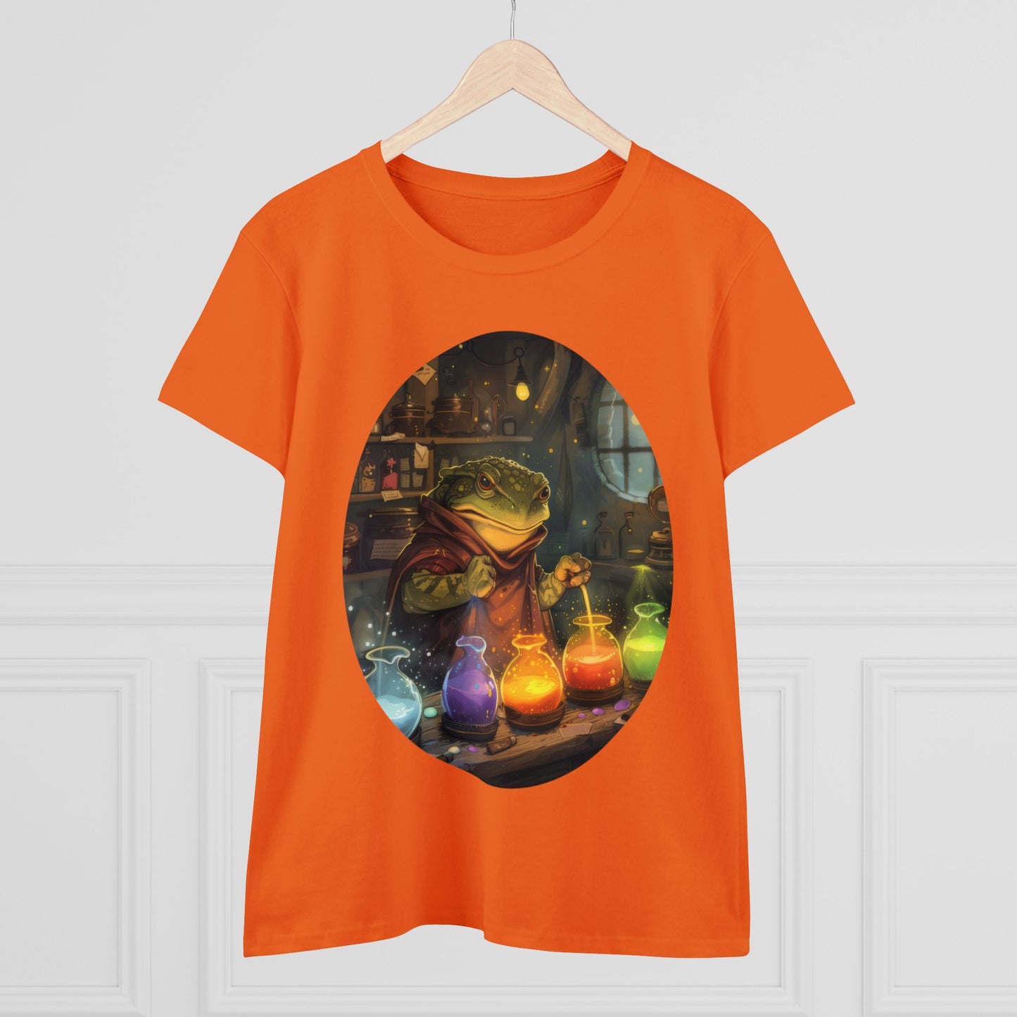 The Alchemist Toad - Fantasy - Women's Midweight Cotton Tee
