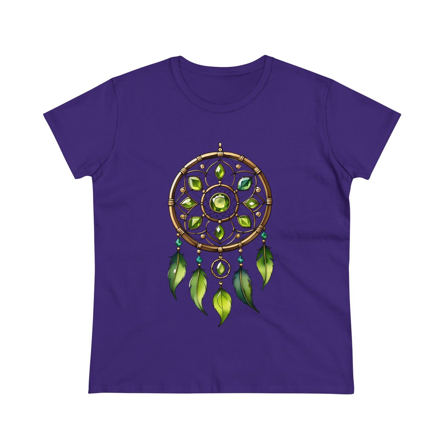 Peridot Dream Catcher - Leo - Astrology - Women's Midweight Cotton Tee