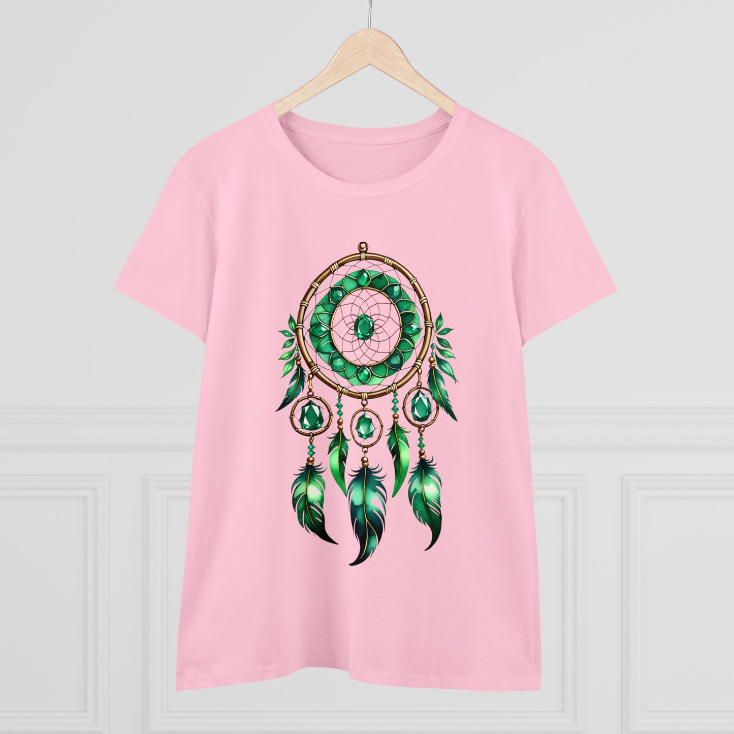 Emerald Dream Catcher - Taurus - Astrology - Women's Midweight Cotton Tee
