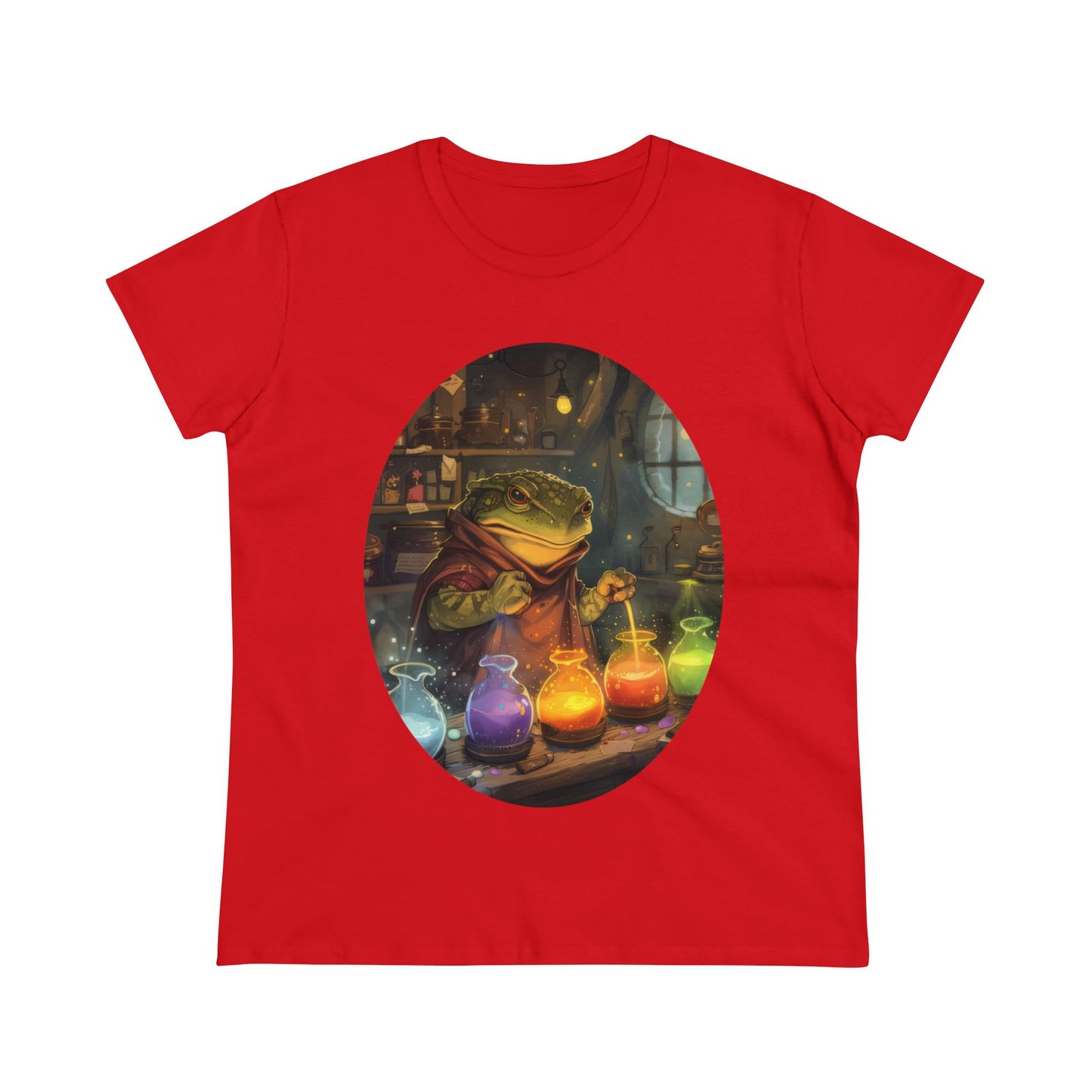The Alchemist Toad - Fantasy - Women's Midweight Cotton Tee