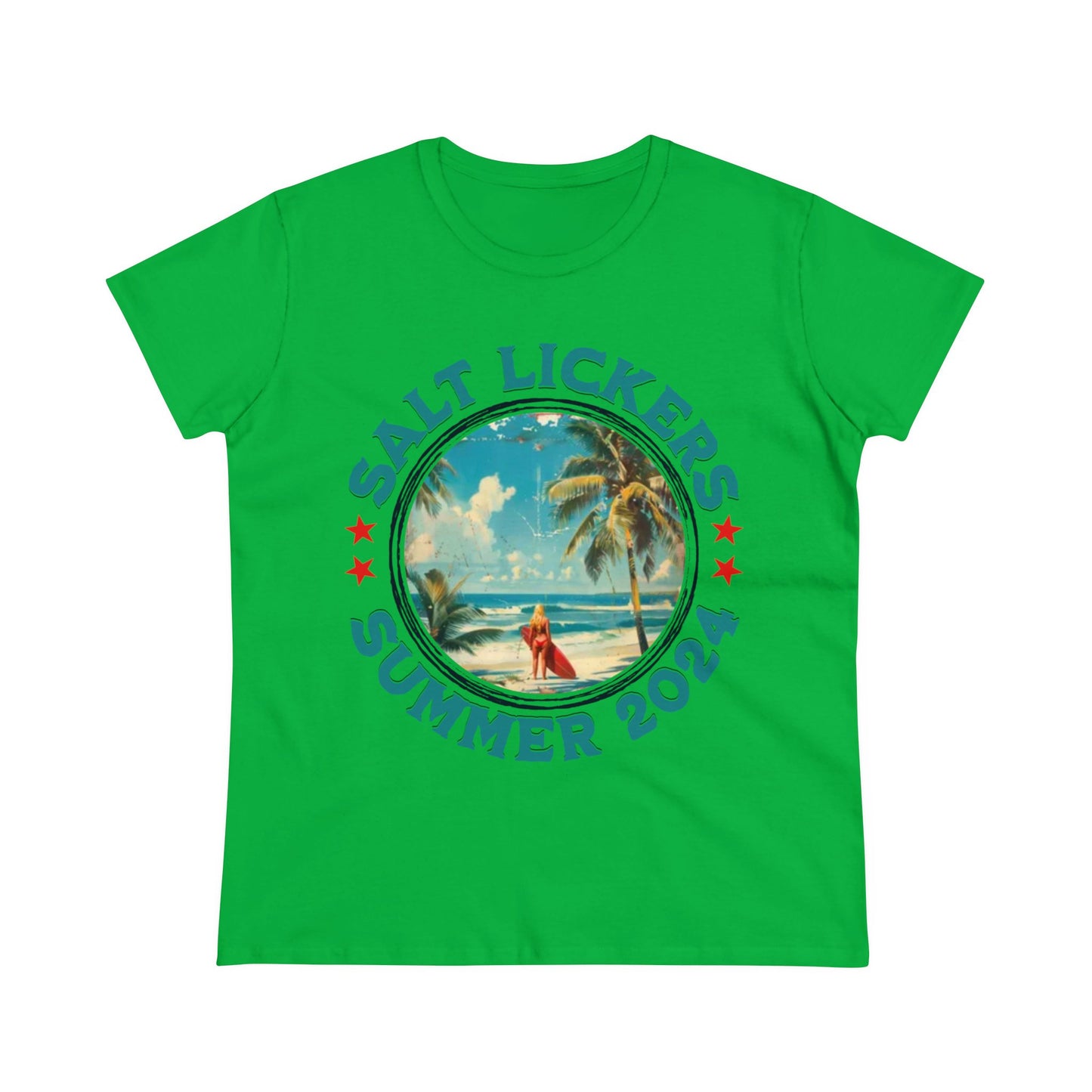 Surfing - Women's Midweight Cotton Tee