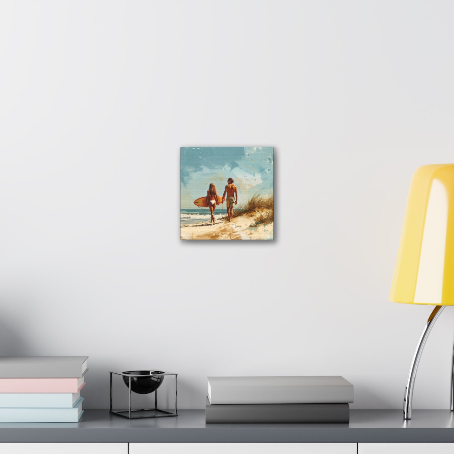 Beach and Surf - Canvas Stretched, 0.75"