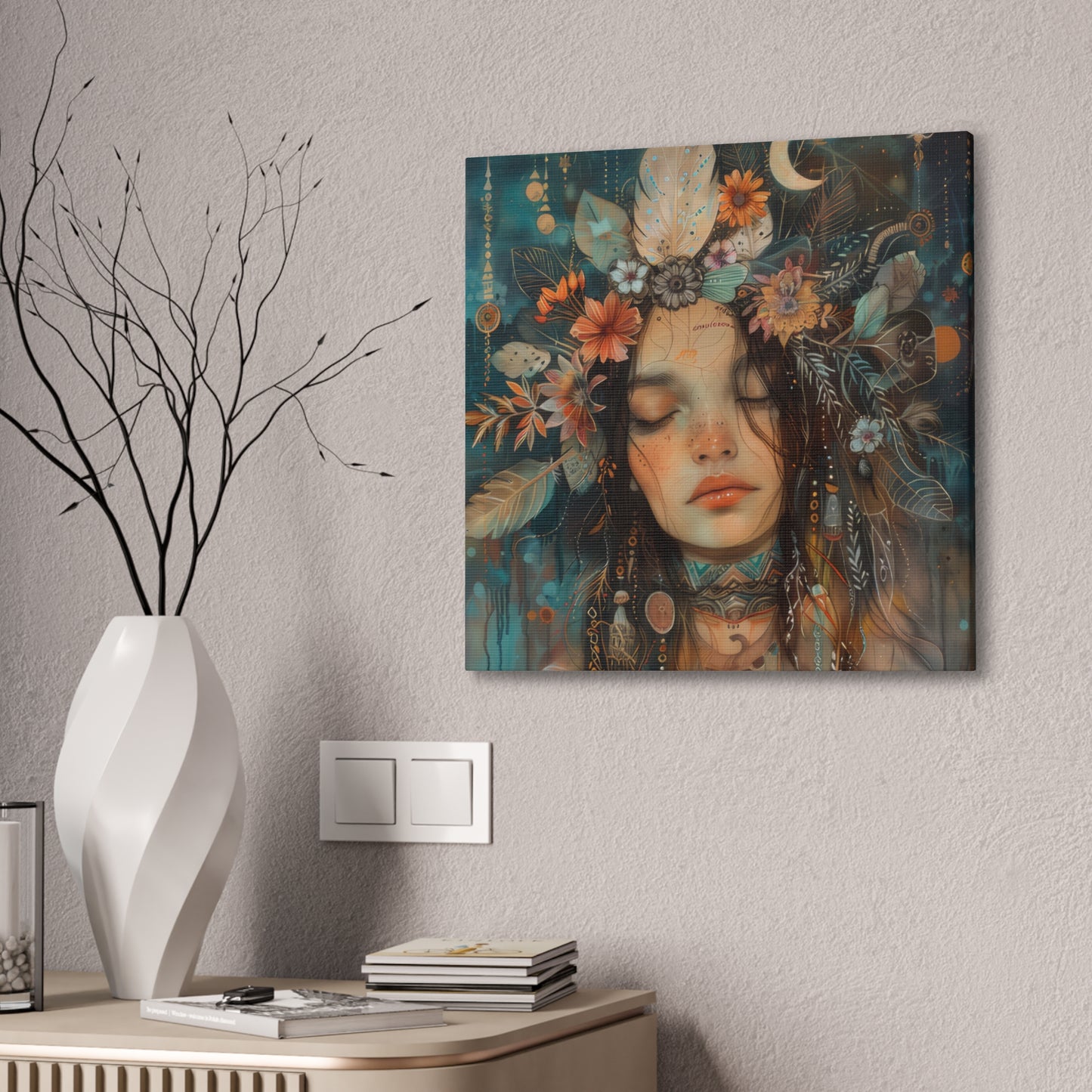 Zen - Canvas Stretched, 0.75"