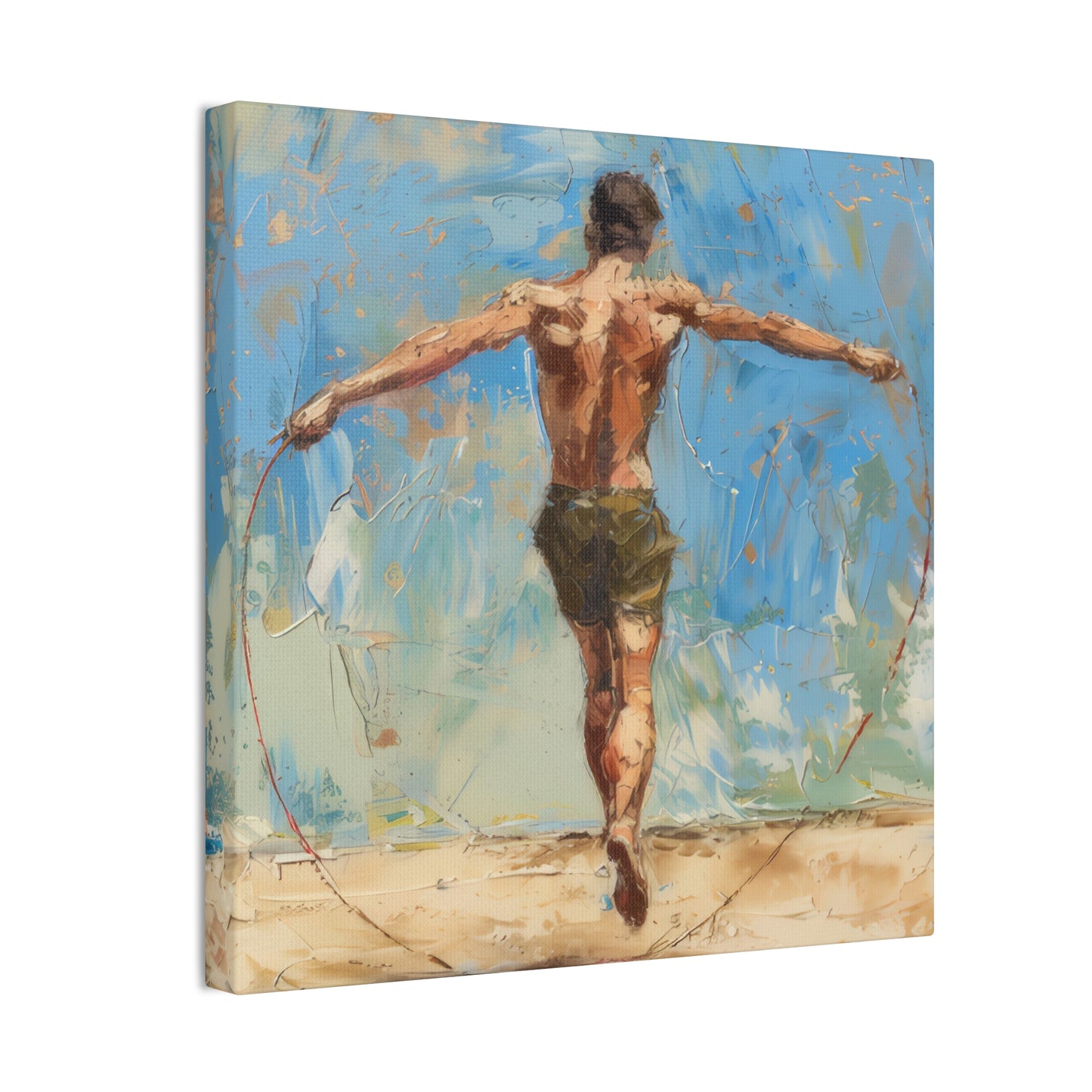 Skip Rope - Canvas Stretched, 0.75"