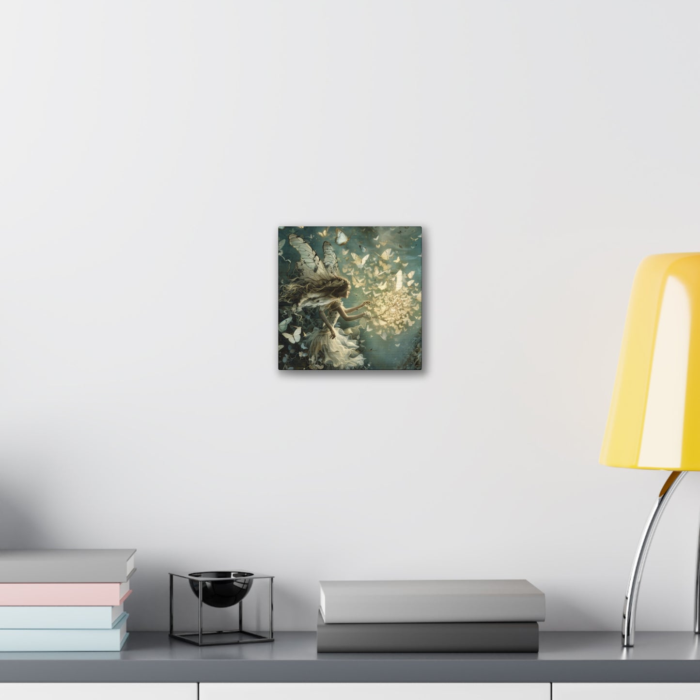 Butterflies and Fairies - Canvas Stretched, 0.75"