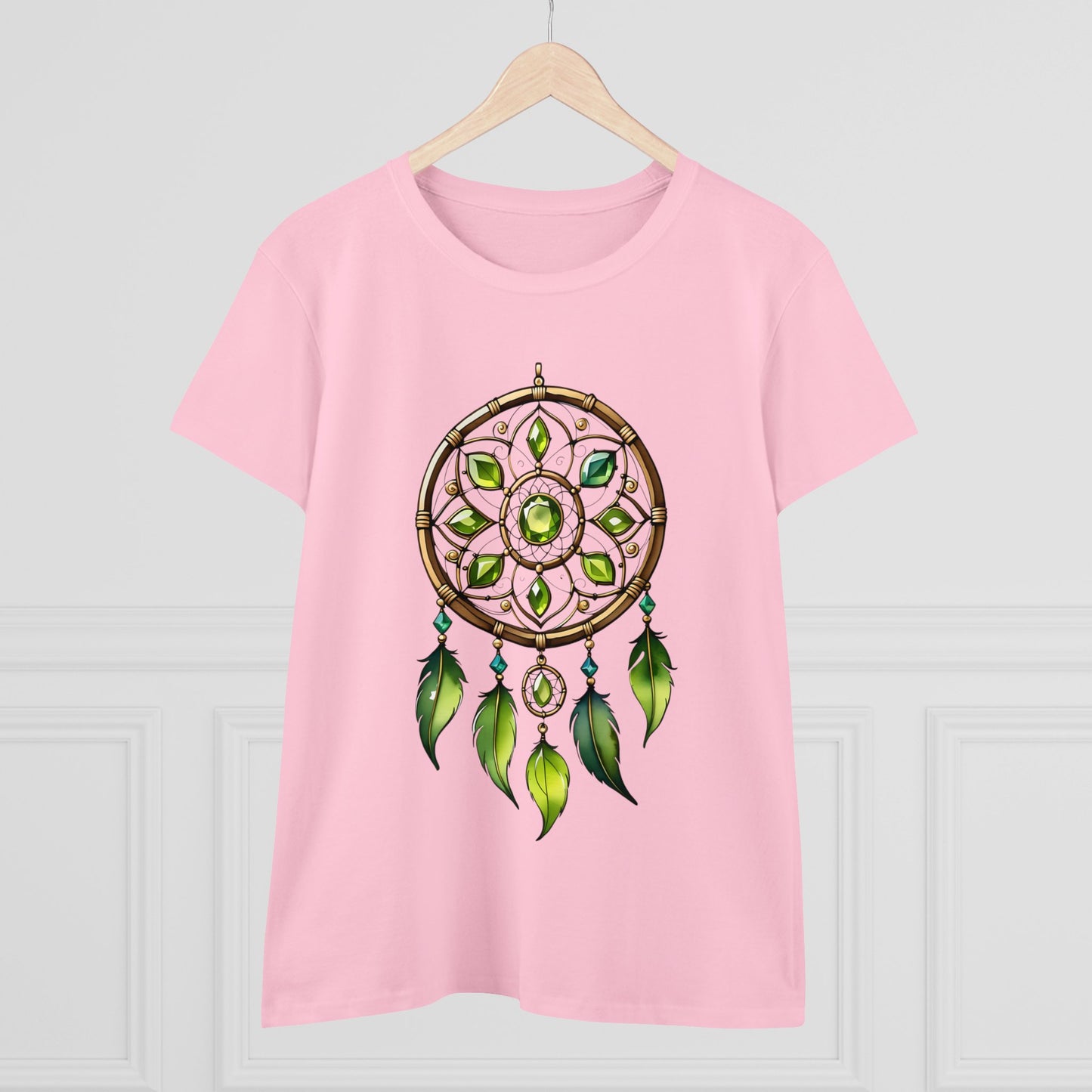 Peridot Dream Catcher - Leo - Astrology - Women's Midweight Cotton Tee