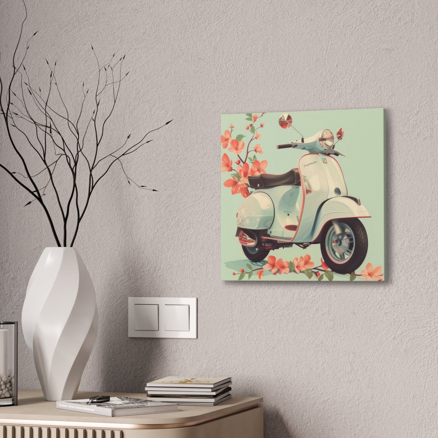 Scooter - Canvas Stretched, 0.75"
