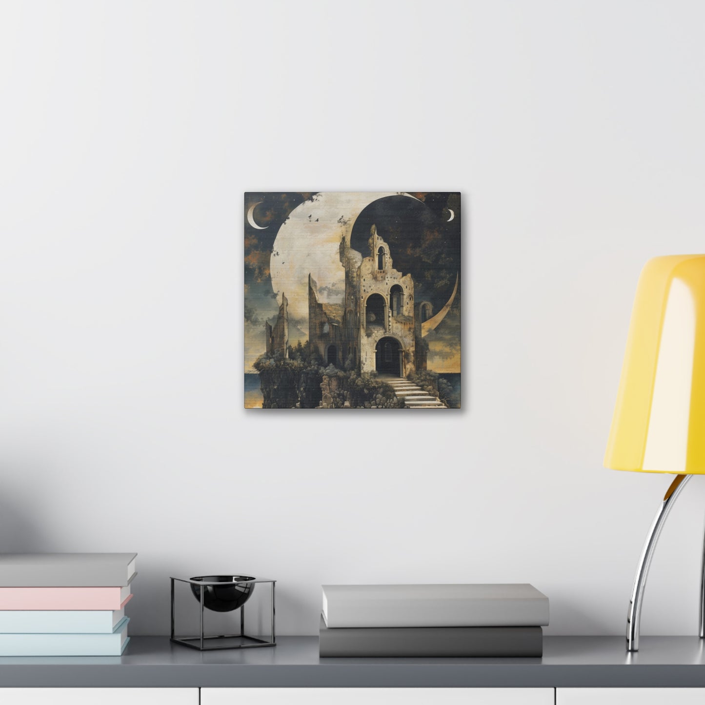 Night's Castle - Canvas Stretched, 0.75"