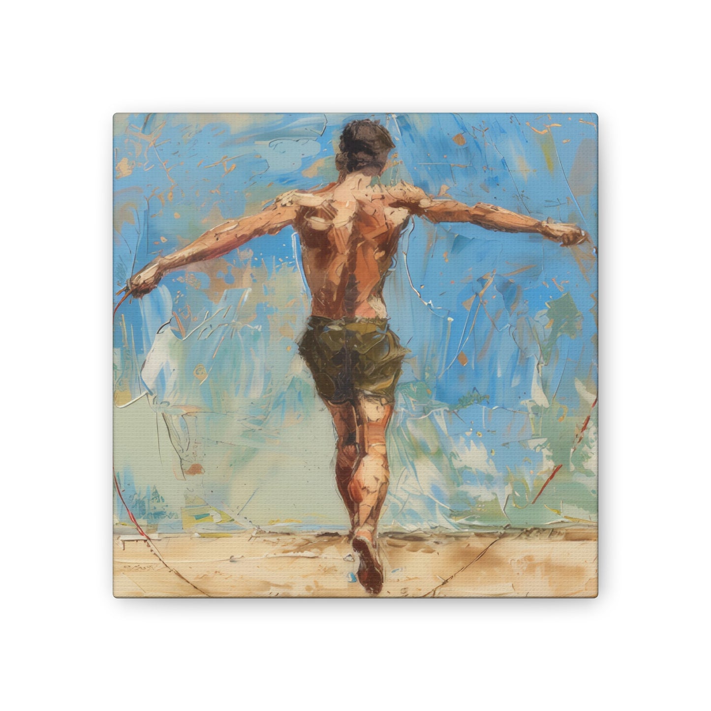 Skip Rope - Canvas Stretched, 0.75"