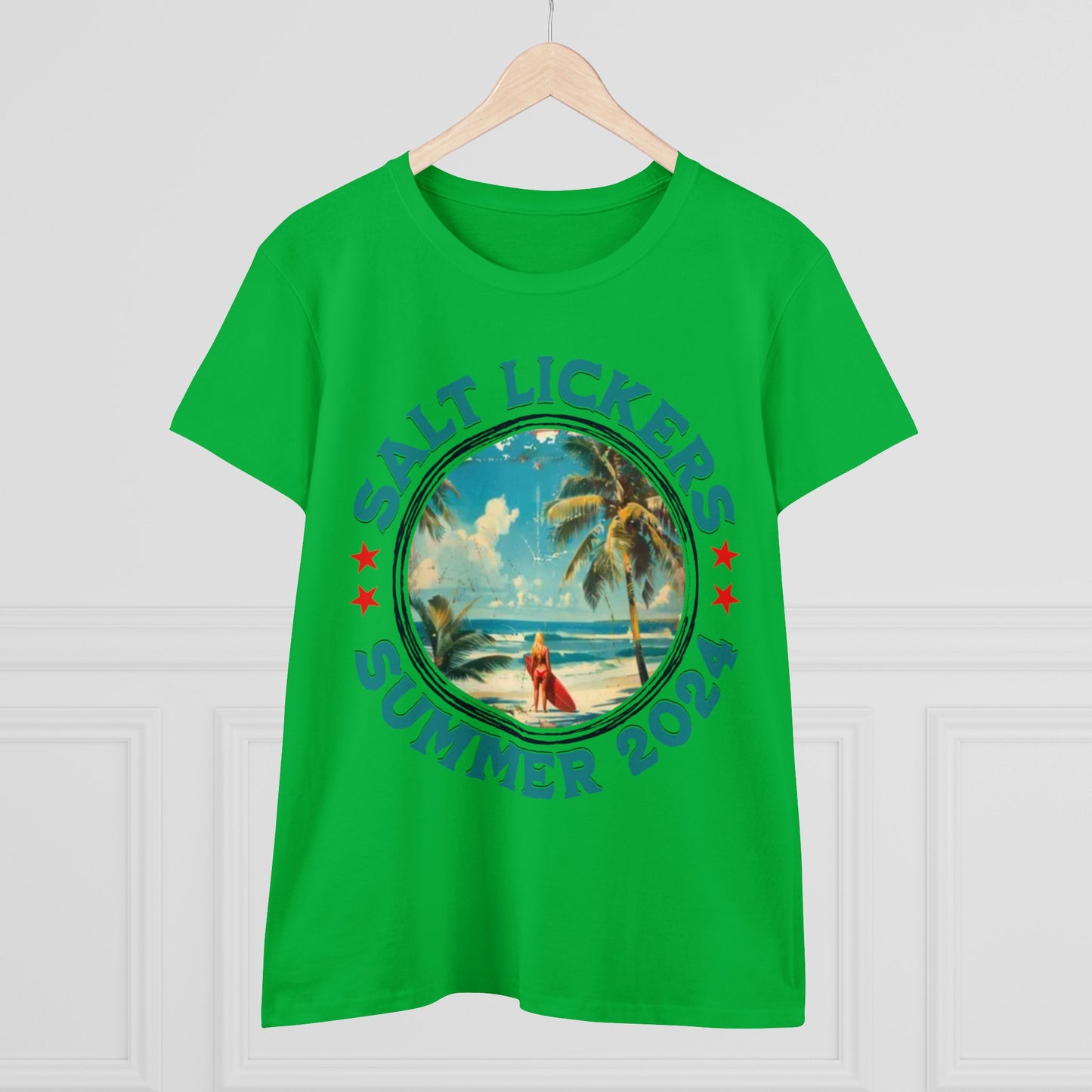 Surfing - Women's Midweight Cotton Tee