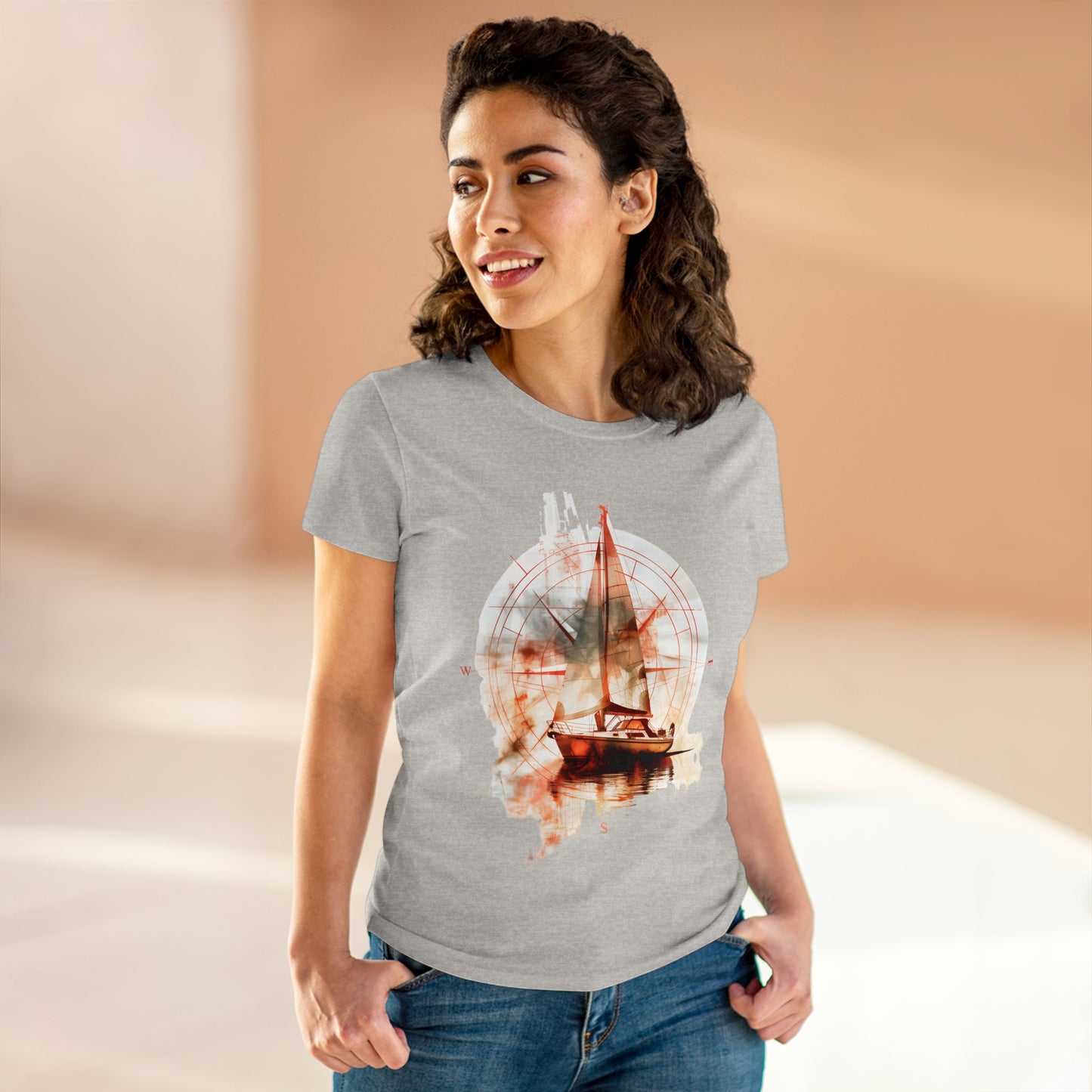 Sailing - Women's Midweight Cotton Tee