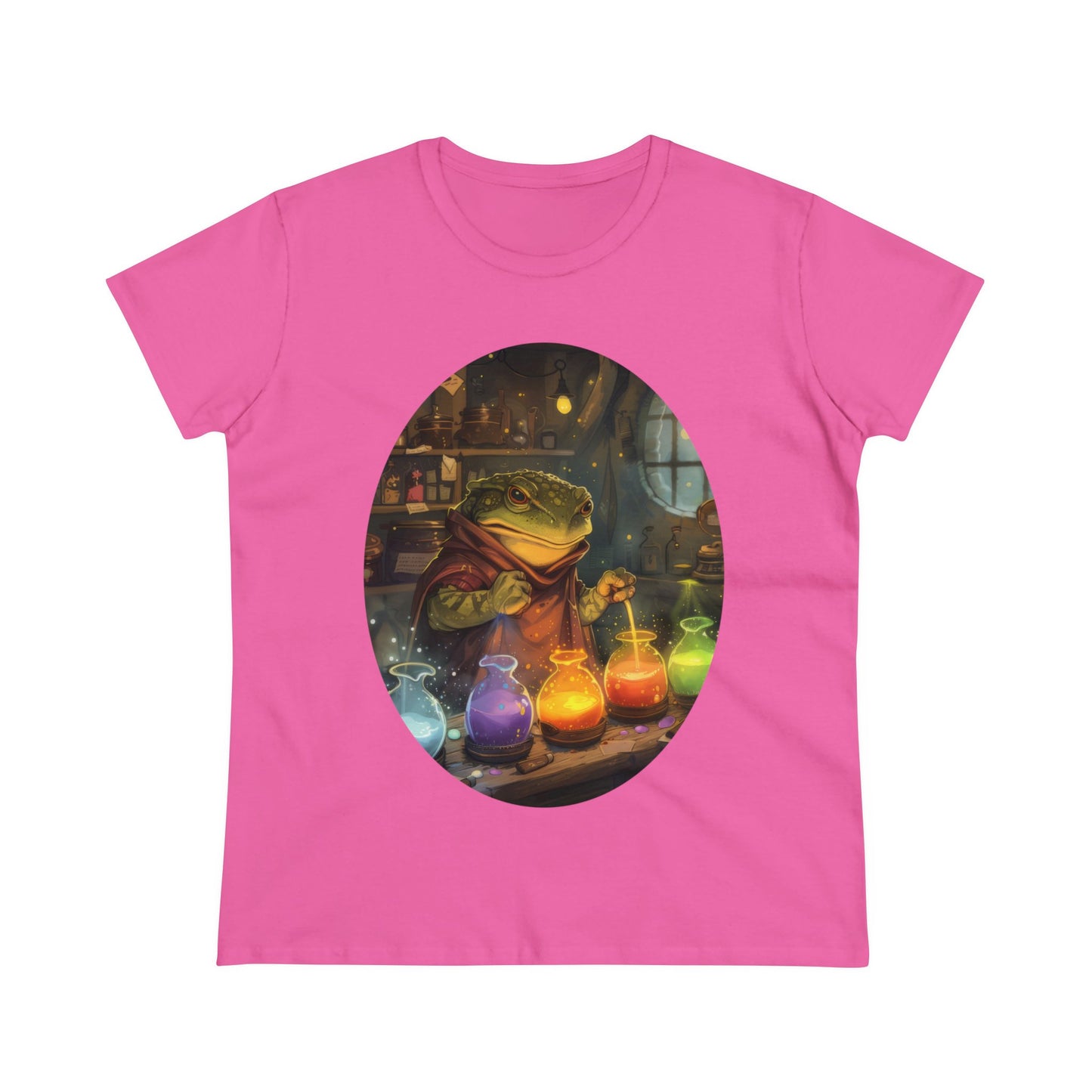 The Alchemist Toad - Fantasy - Women's Midweight Cotton Tee