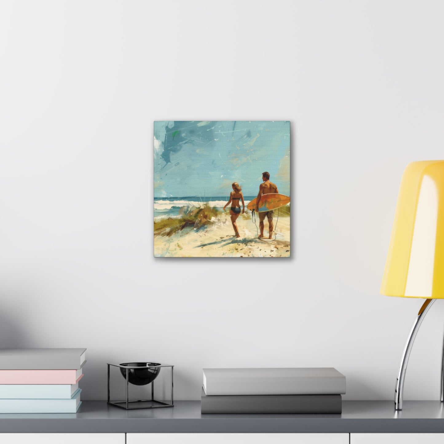 Beach and Surf - Canvas Stretched, 0.75"