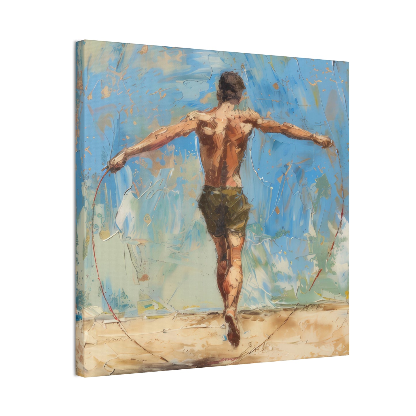 Skip Rope - Canvas Stretched, 0.75"