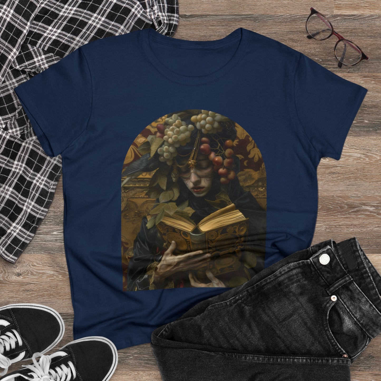 Solemn Reading - Fantasy - Women's Midweight Cotton Tee