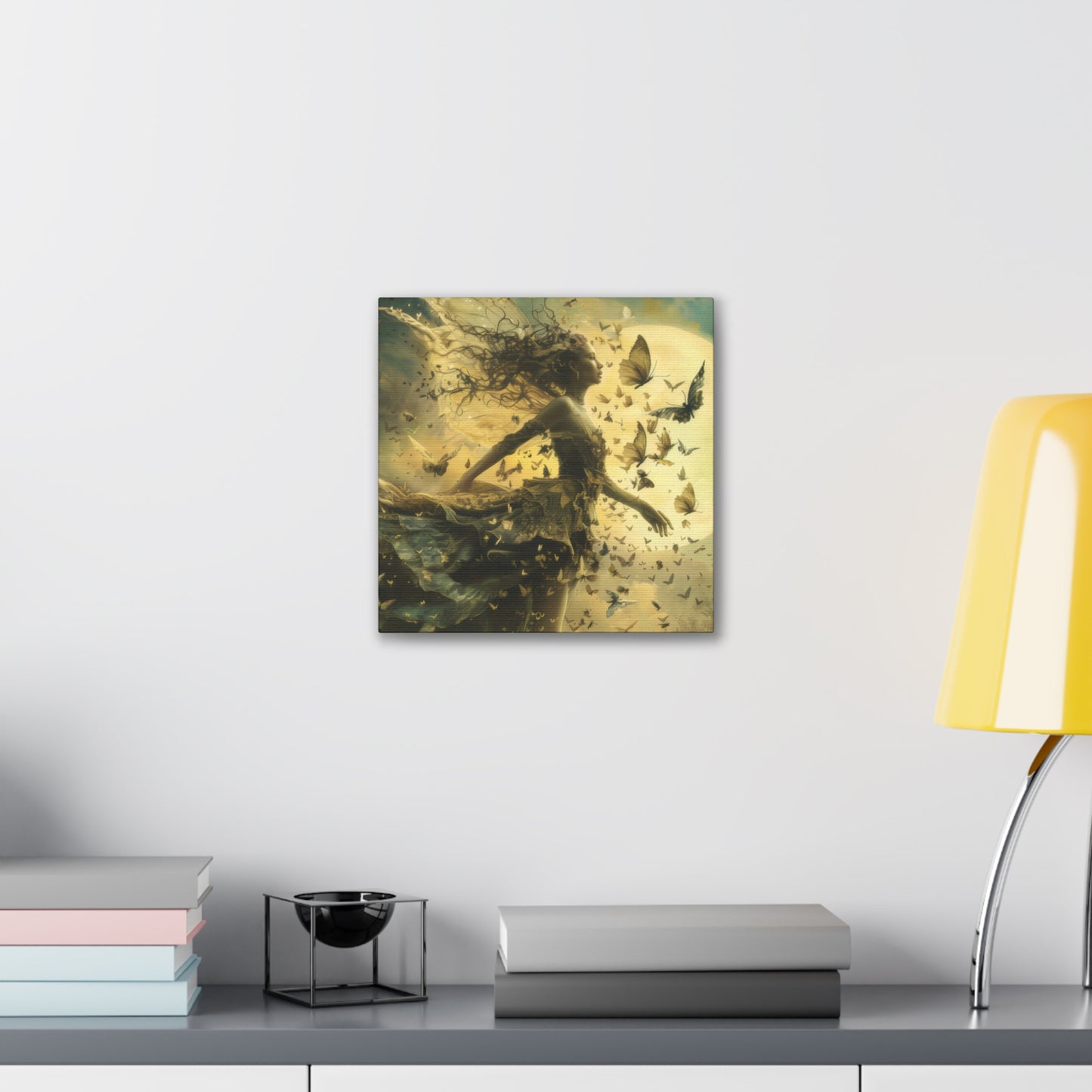 Butterflies and Fairies - Canvas Stretched, 0.75"