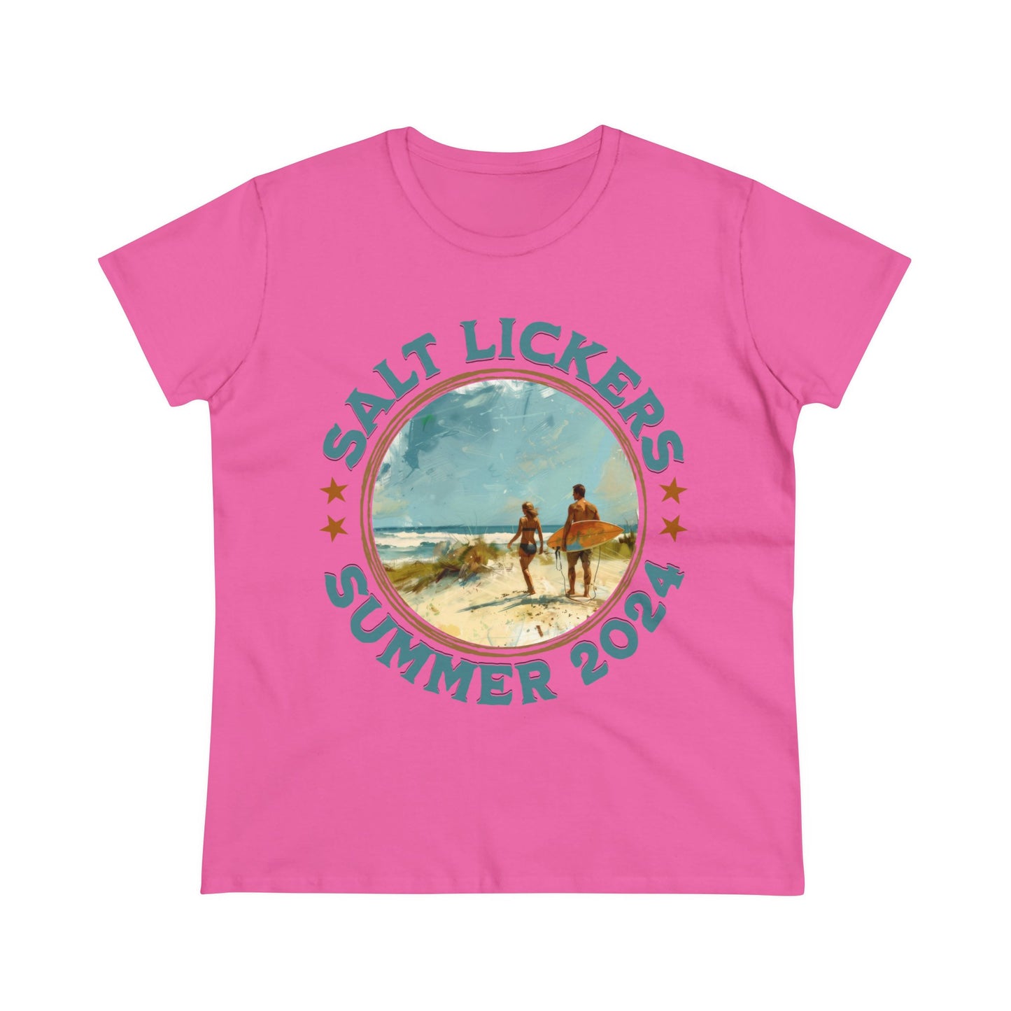 Surfing - Women's Midweight Cotton Tee