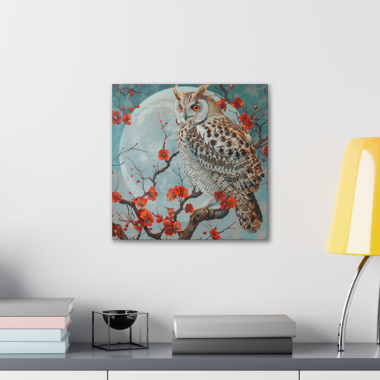 Owl - Canvas Stretched, 0.75"