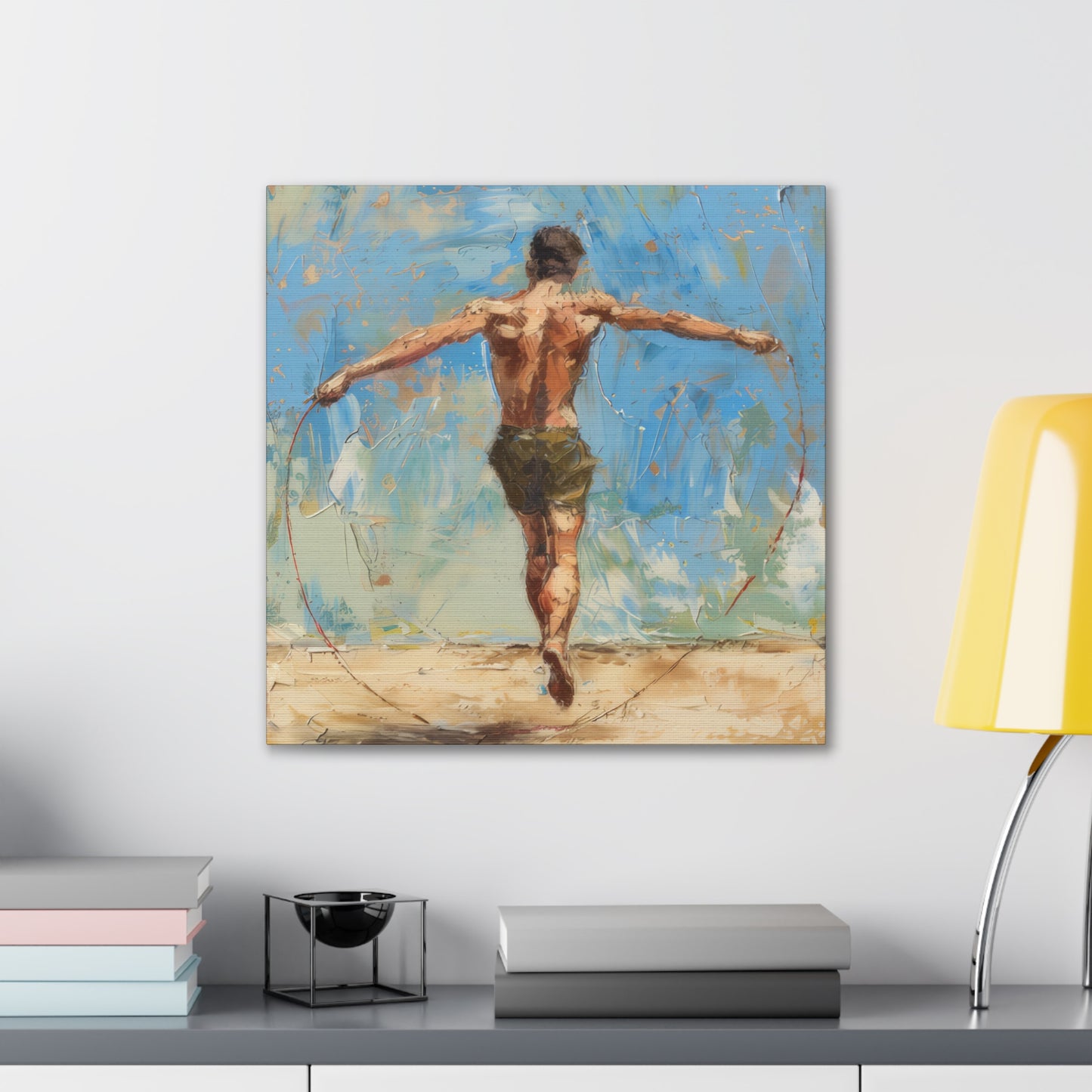Skip Rope - Canvas Stretched, 0.75"