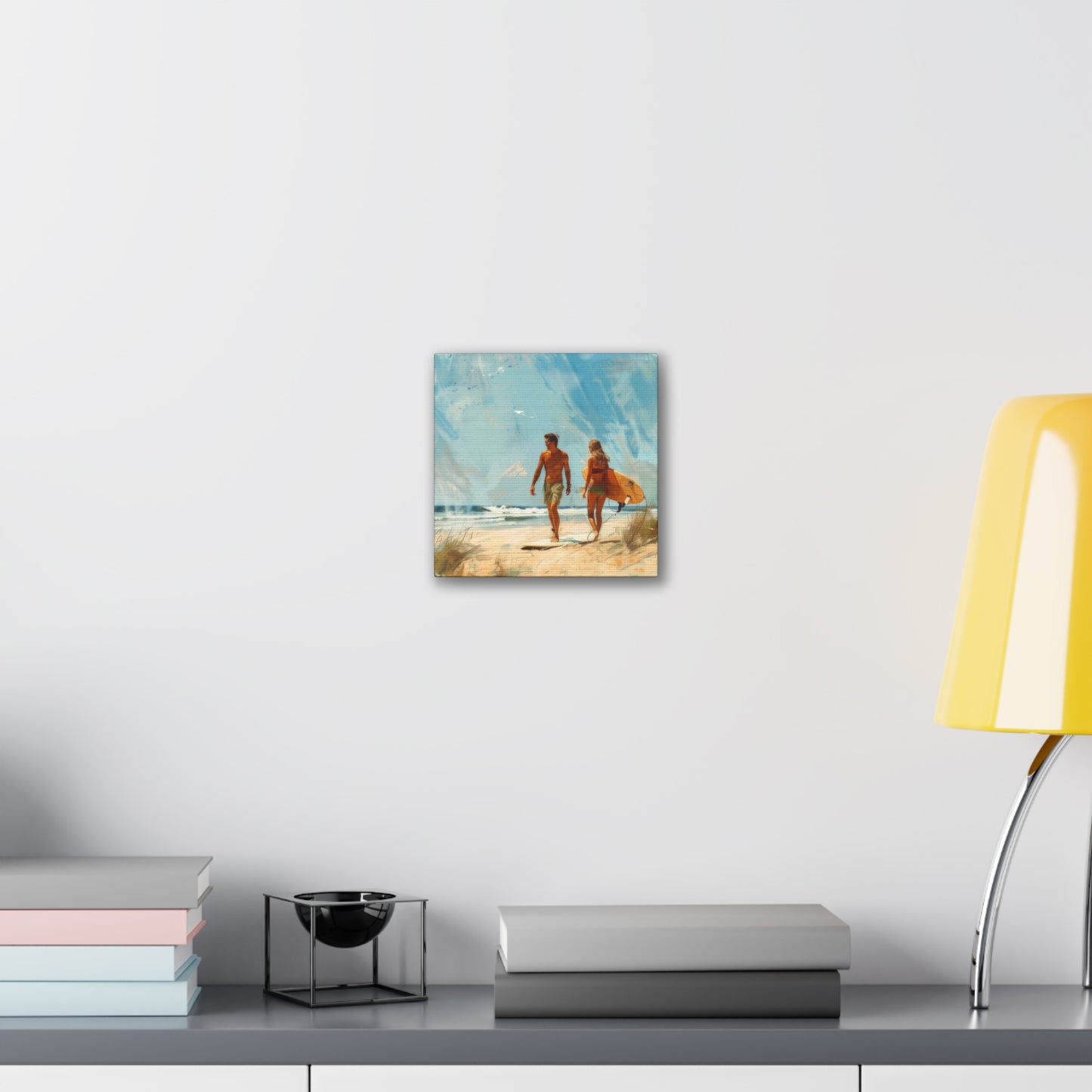 Beach and Surf - Canvas Stretched, 0.75"