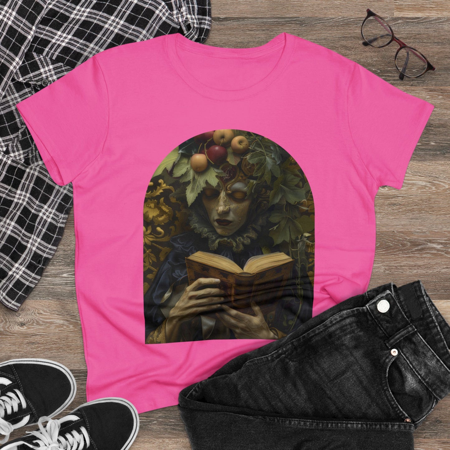 Solemn Reading - Fantasy - Women's Midweight Cotton Tee