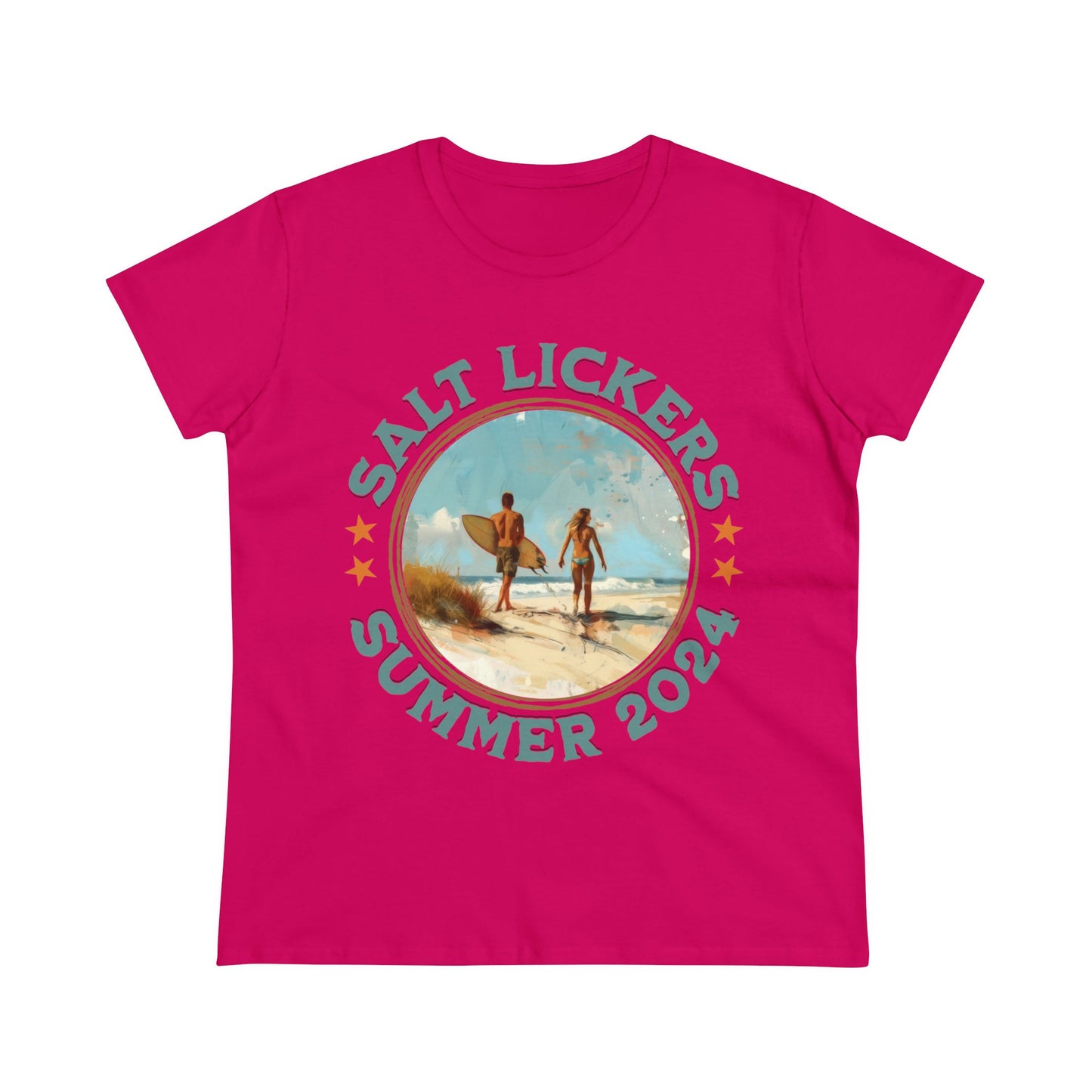 Surfing - Women's Midweight Cotton Tee