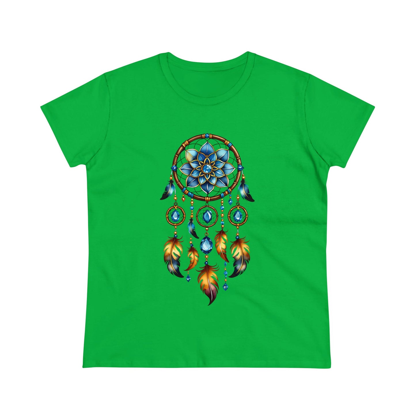 Topaz Dream Catcher - Scorpio - Astrology - Women's Midweight Cotton Tee
