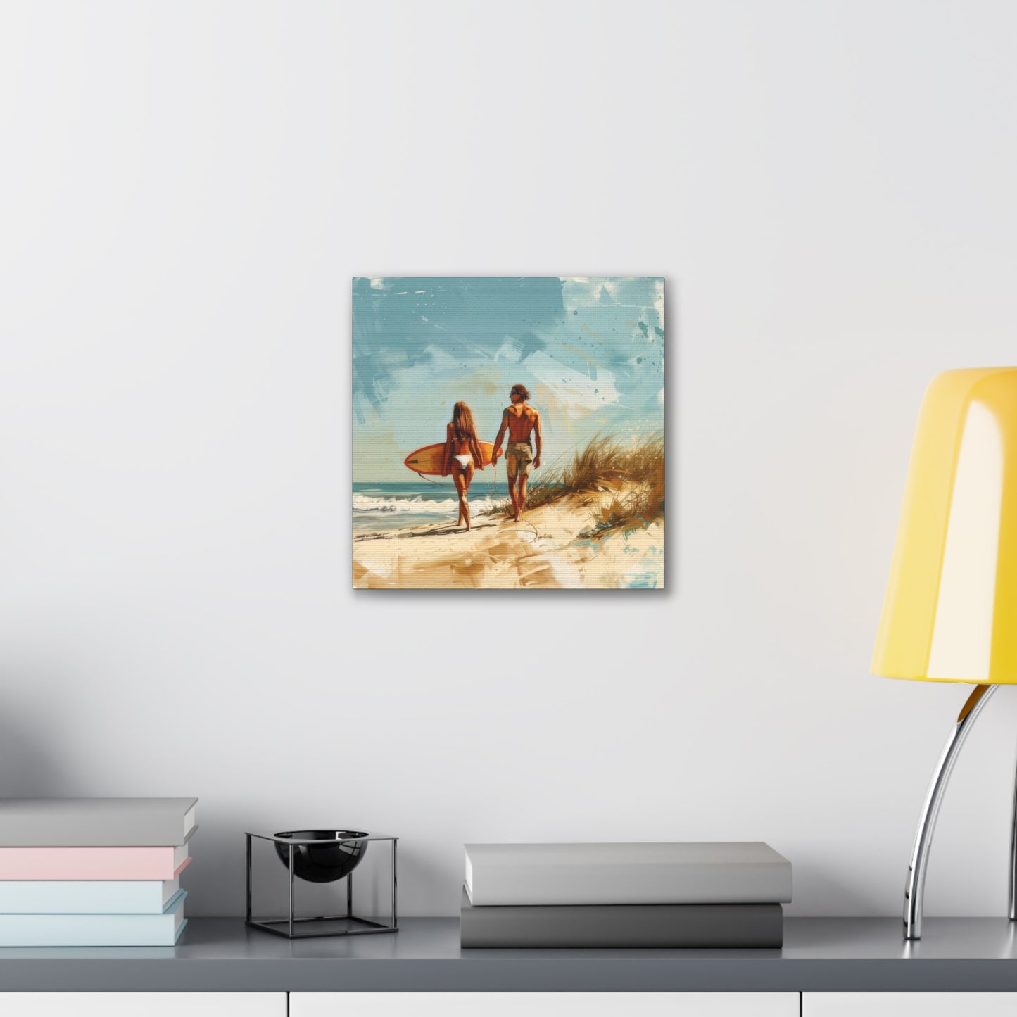 Beach and Surf - Canvas Stretched, 0.75"