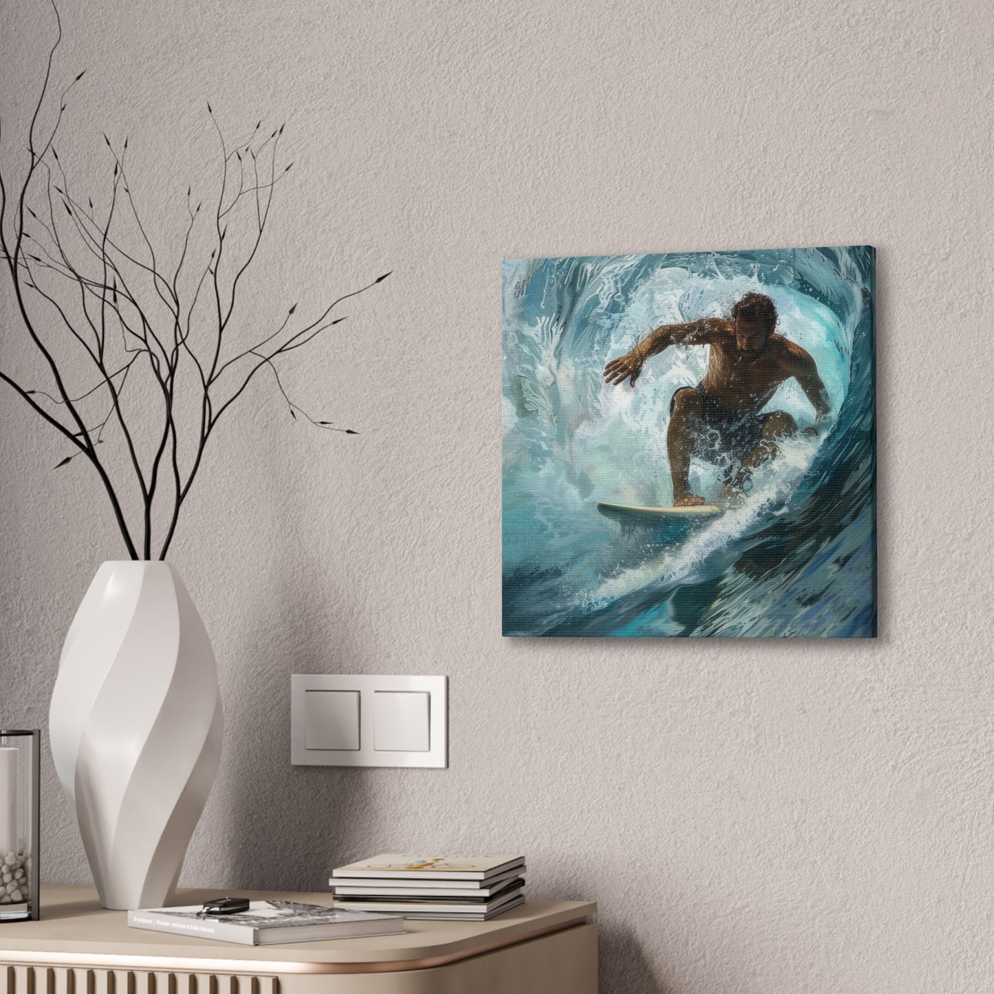 The Tube - Canvas Stretched, 0.75"