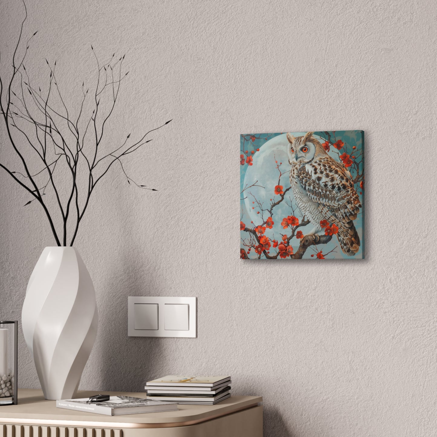Owl - Canvas Stretched, 0.75"