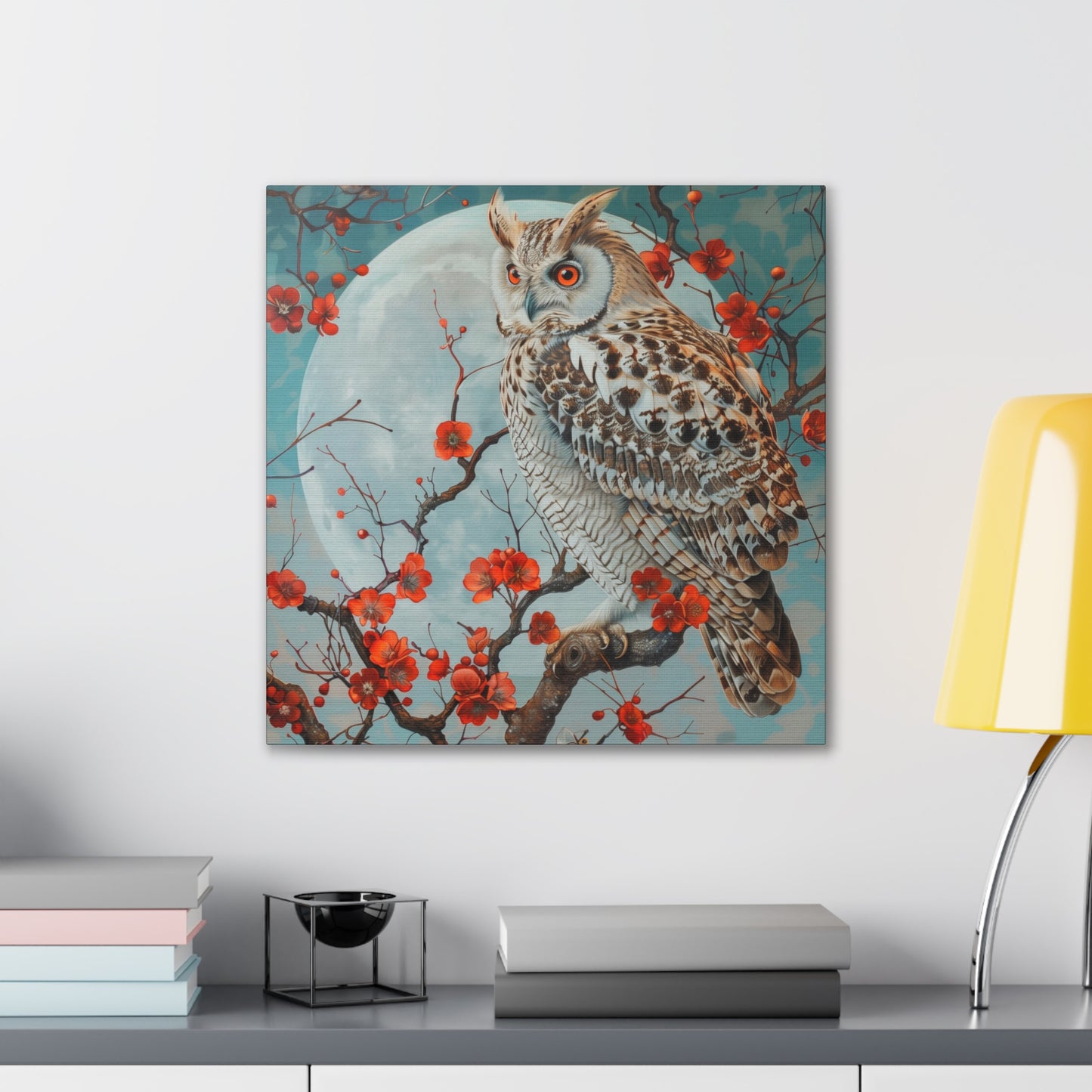 Owl - Canvas Stretched, 0.75"