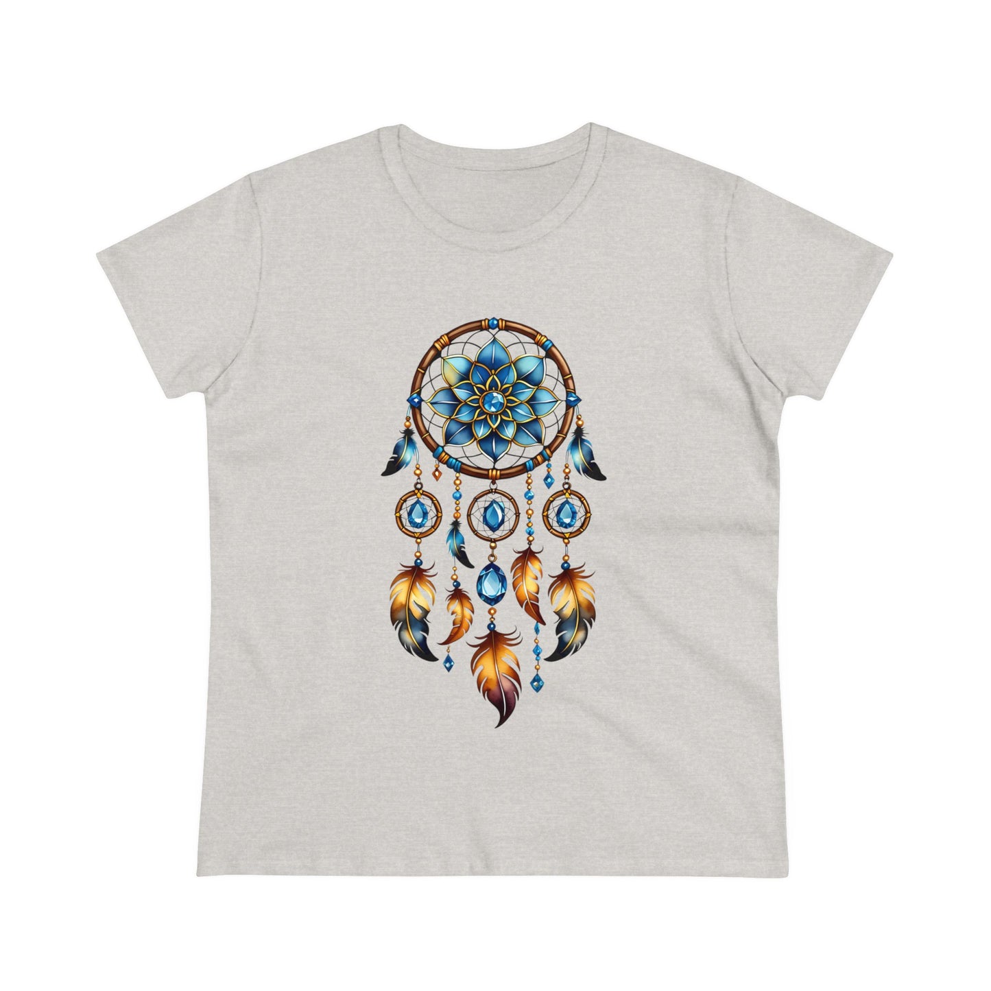 Topaz Dream Catcher - Scorpio - Astrology - Women's Midweight Cotton Tee