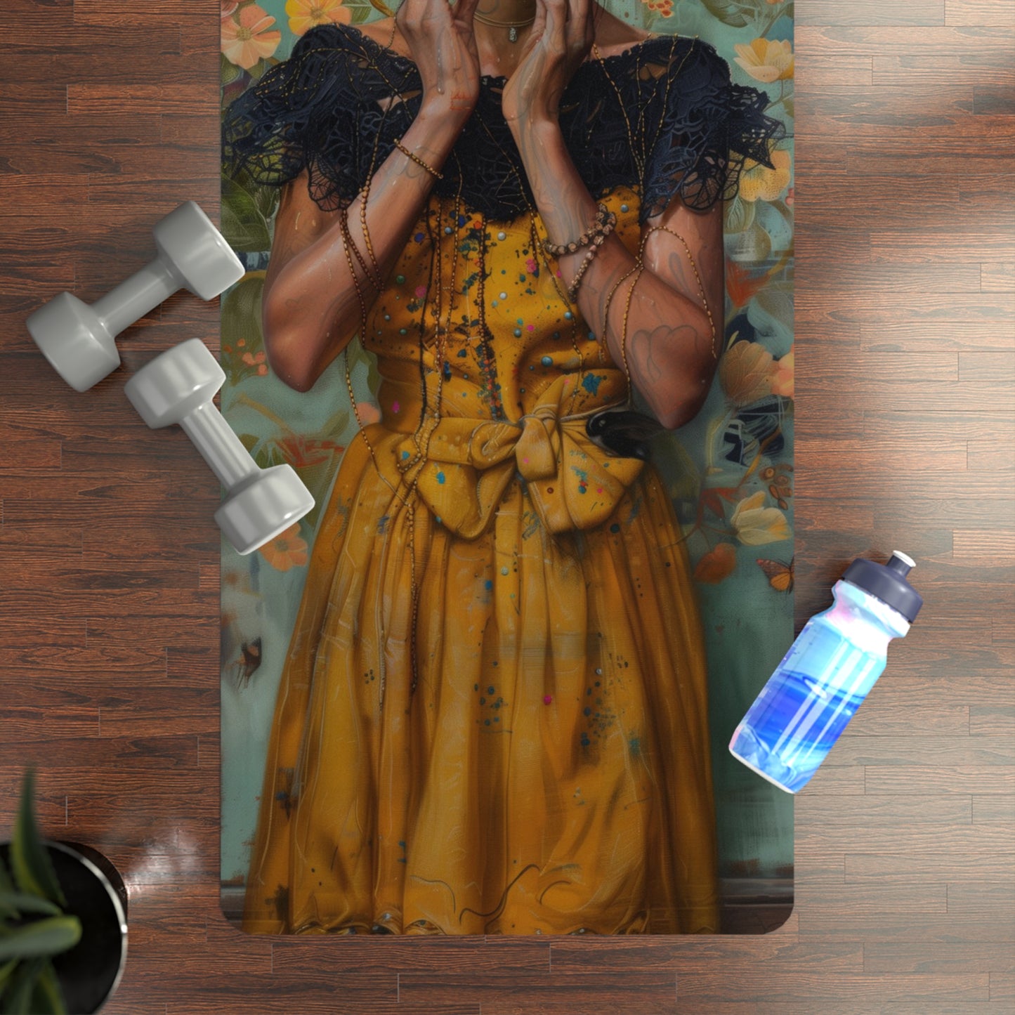 Namaste - Rubber Yoga Mat