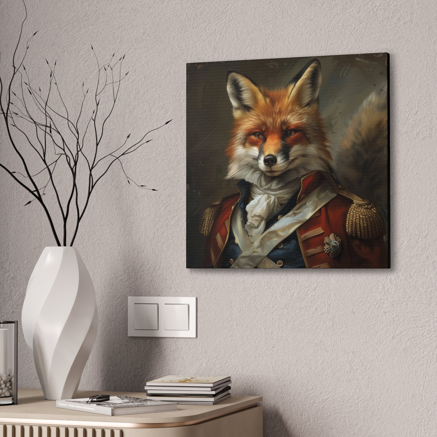 Colonel Fox - Canvas Stretched, 0.75"