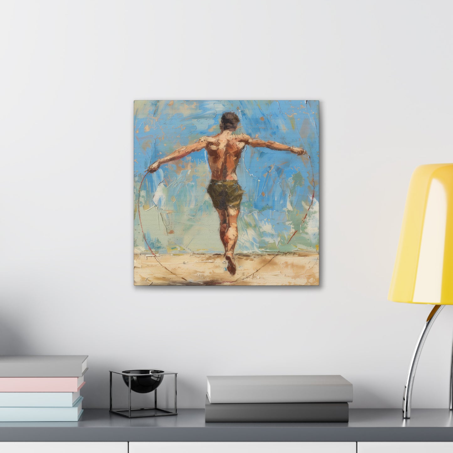 Skip Rope - Canvas Stretched, 0.75"