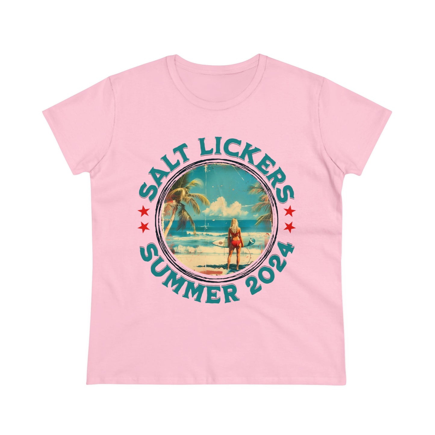 Surfing - Women's Midweight Cotton Tee