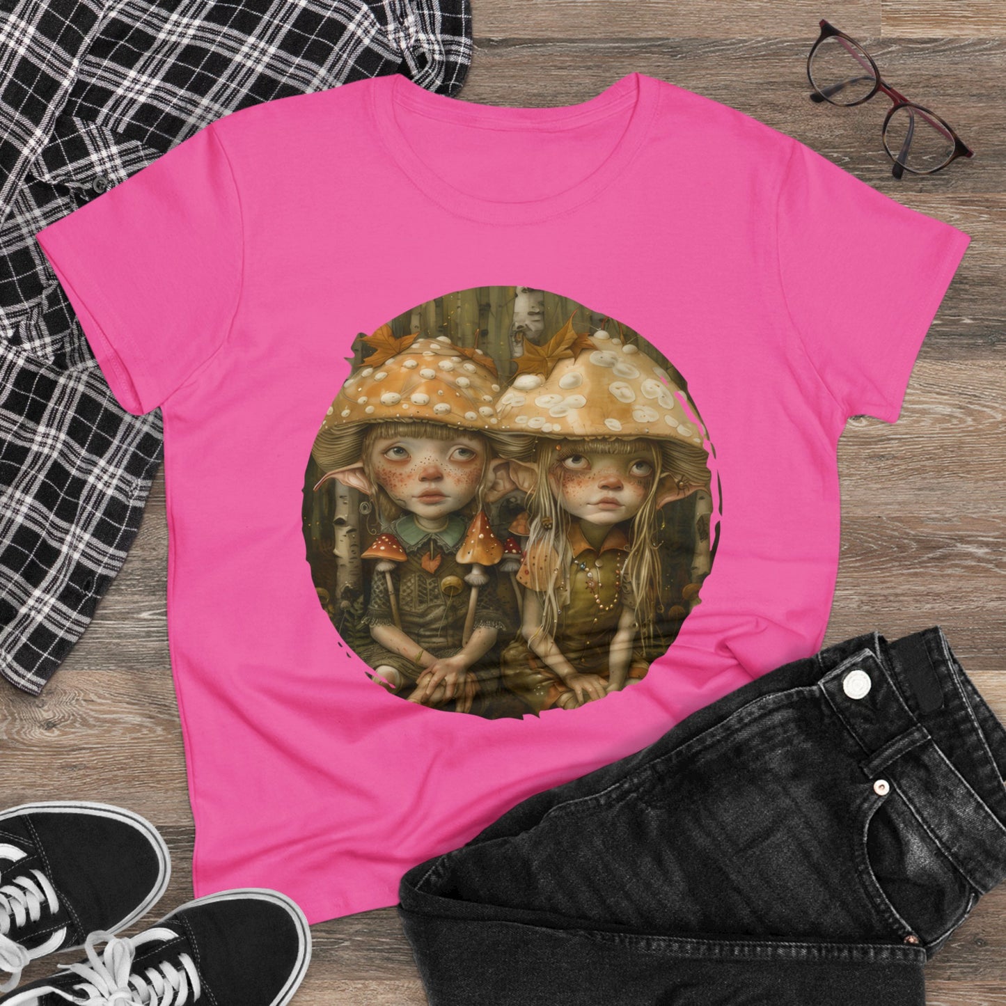 Elves - Fantasy - Women's Midweight Cotton Tee