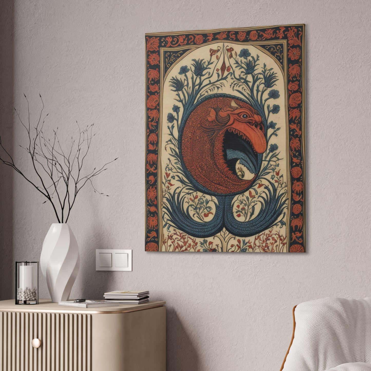 Medieval Tapestry - Canvas Stretched, 0.75"