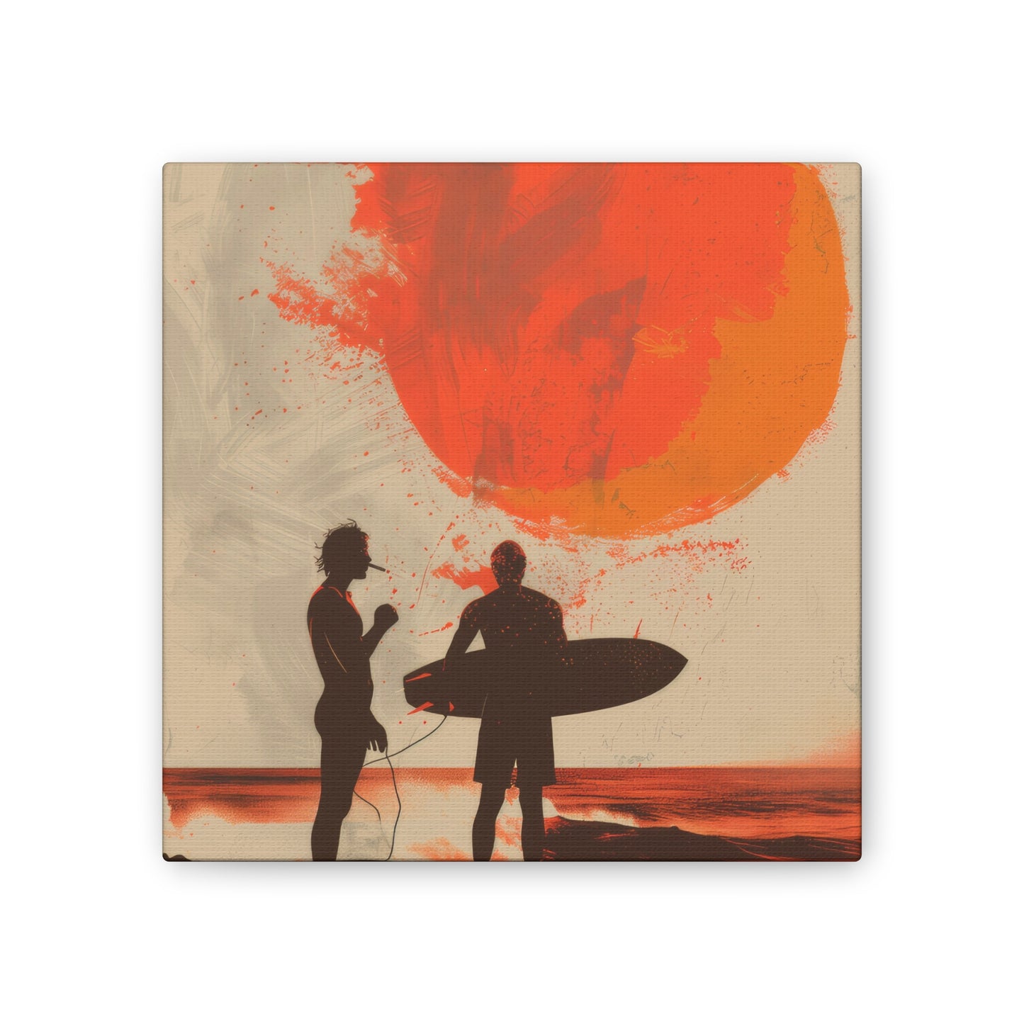 Morning Surf - Canvas Stretched, 0.75"