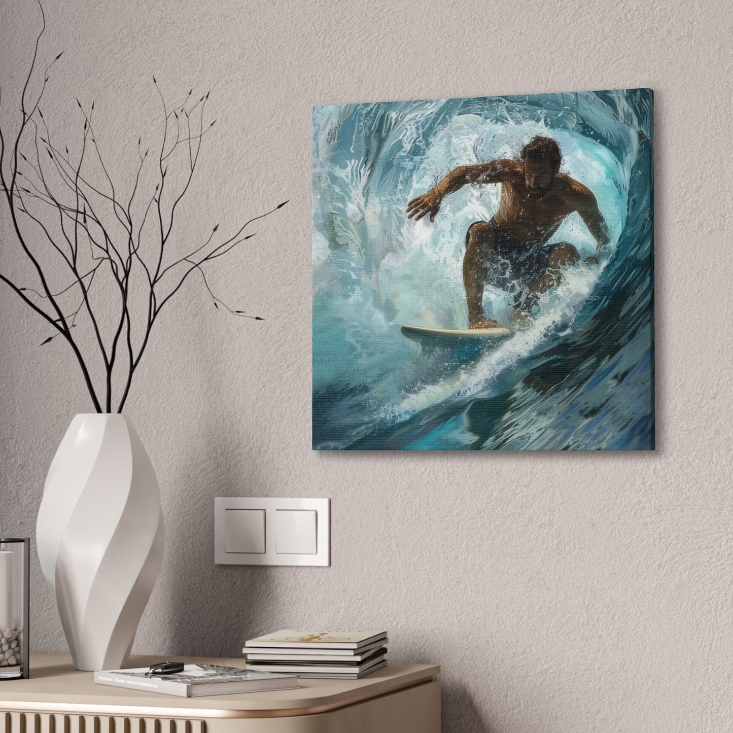 The Tube - Canvas Stretched, 0.75"