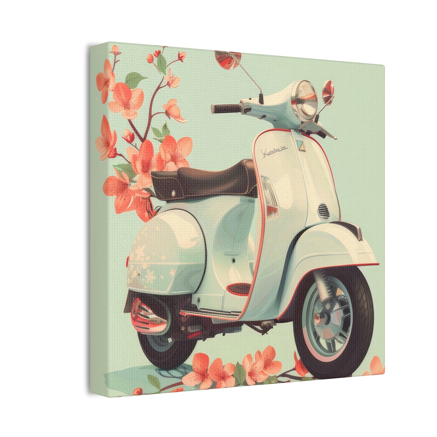 Scooter - Canvas Stretched, 0.75"