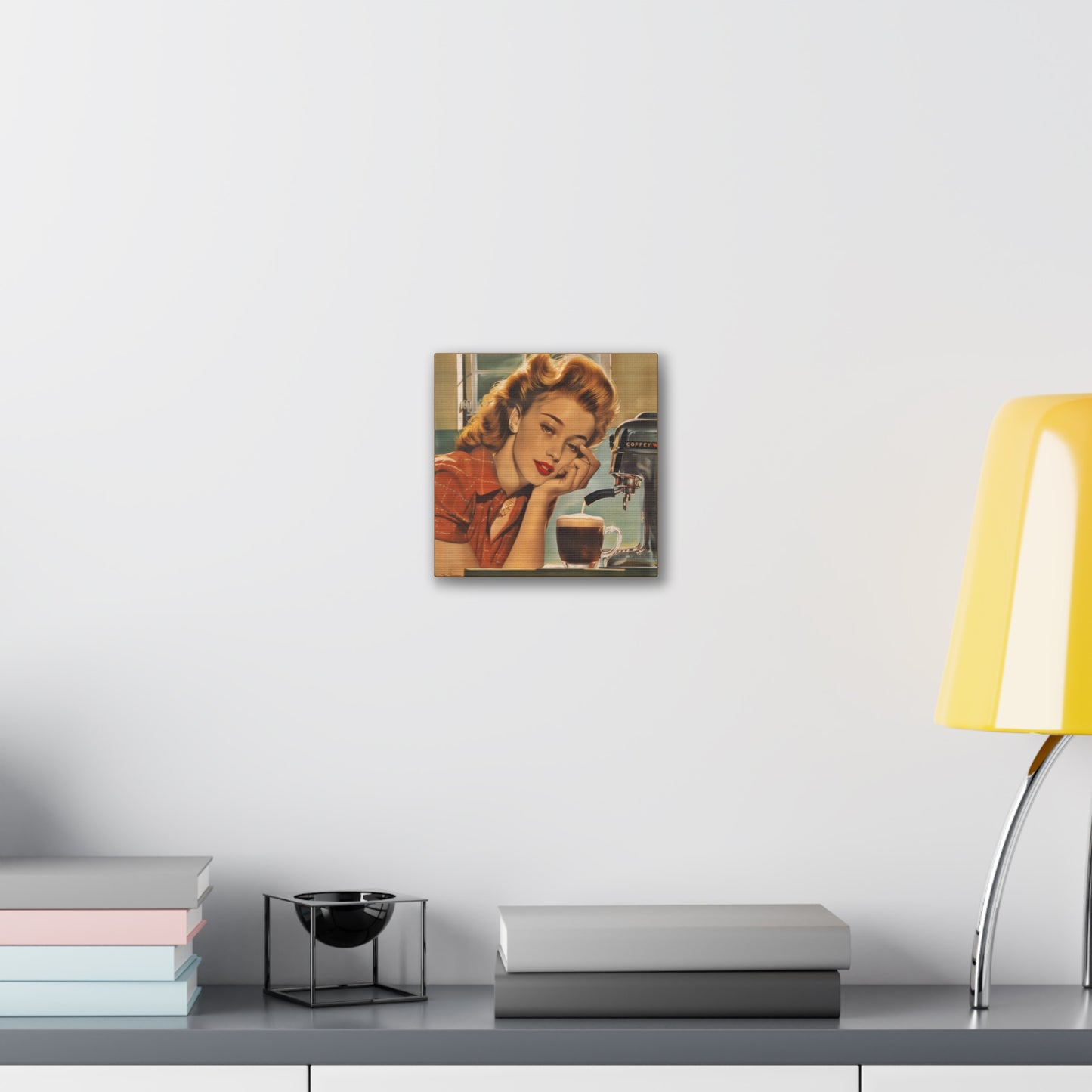 Dreaming of Coffee - Canvas Stretched, 0.75"