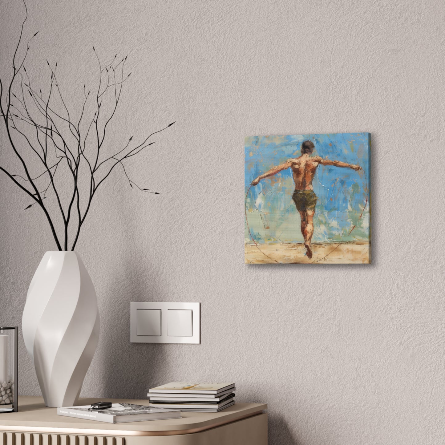 Skip Rope - Canvas Stretched, 0.75"