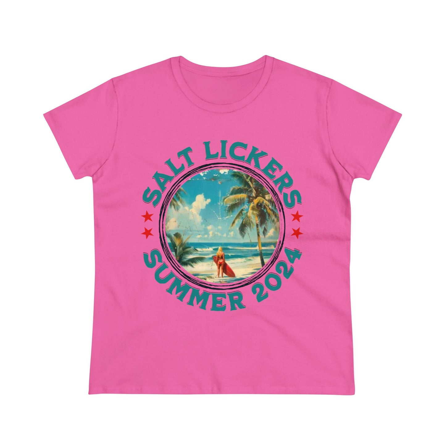 Surfing - Women's Midweight Cotton Tee