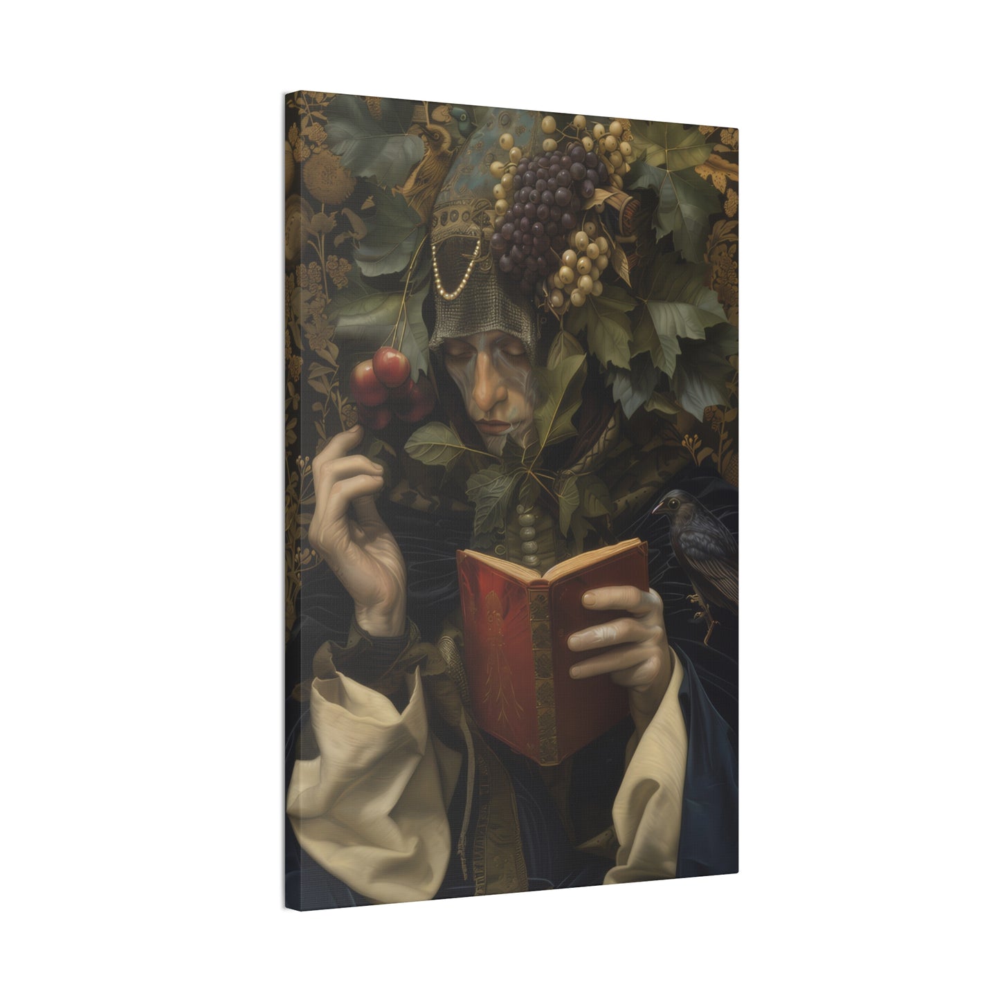 Solemn Book - Canvas Stretched, 0.75"