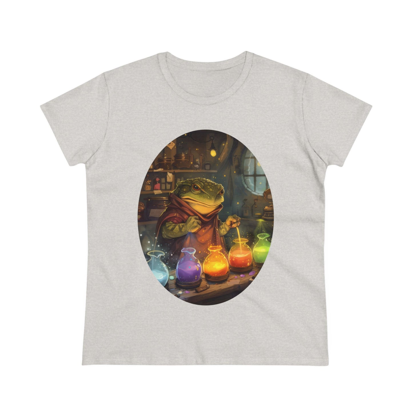 The Alchemist Toad - Fantasy - Women's Midweight Cotton Tee